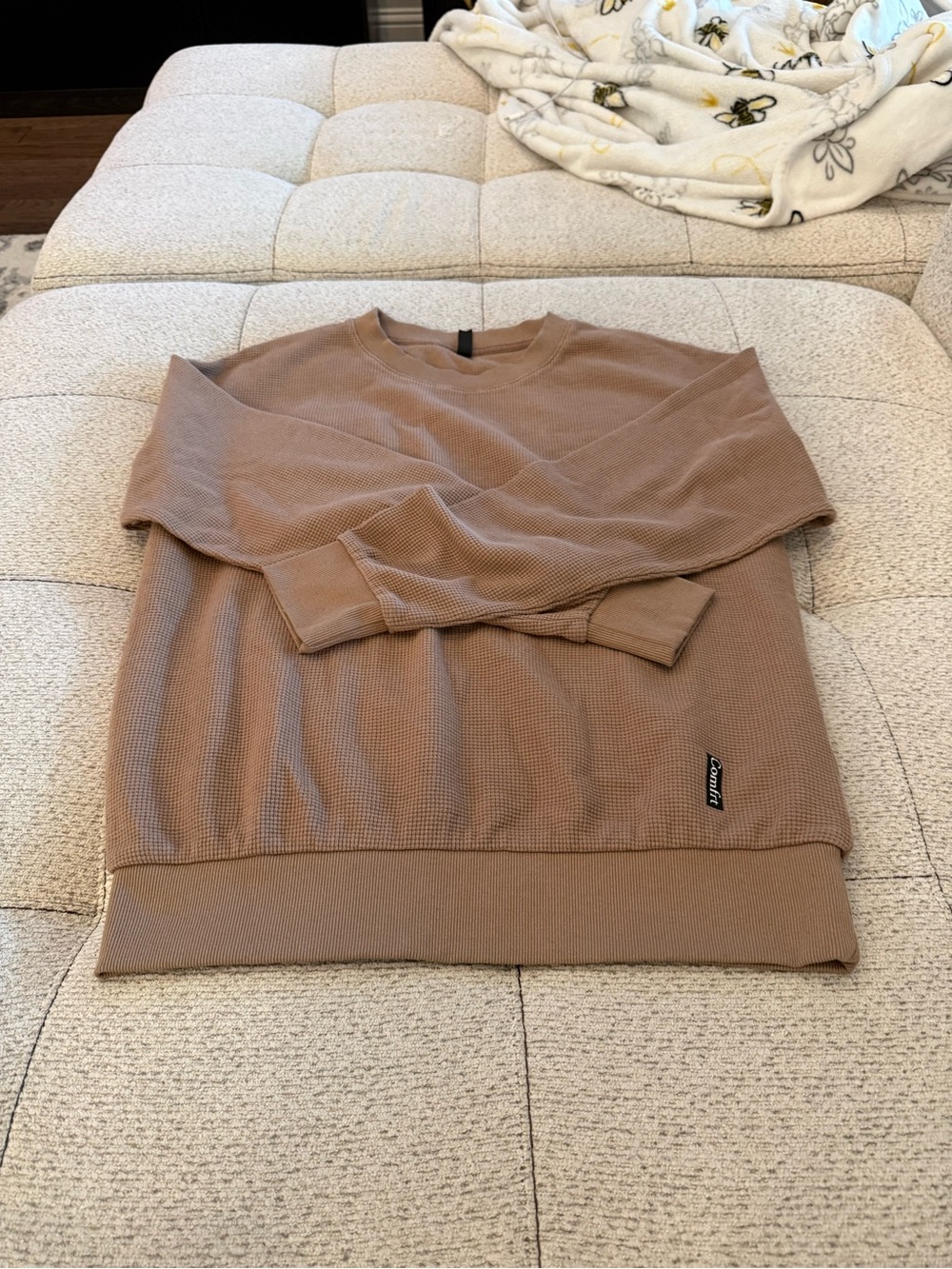 Comfrt Wafgle Knit Set In Brown Truffle Sz Small - Picture 5 of 7